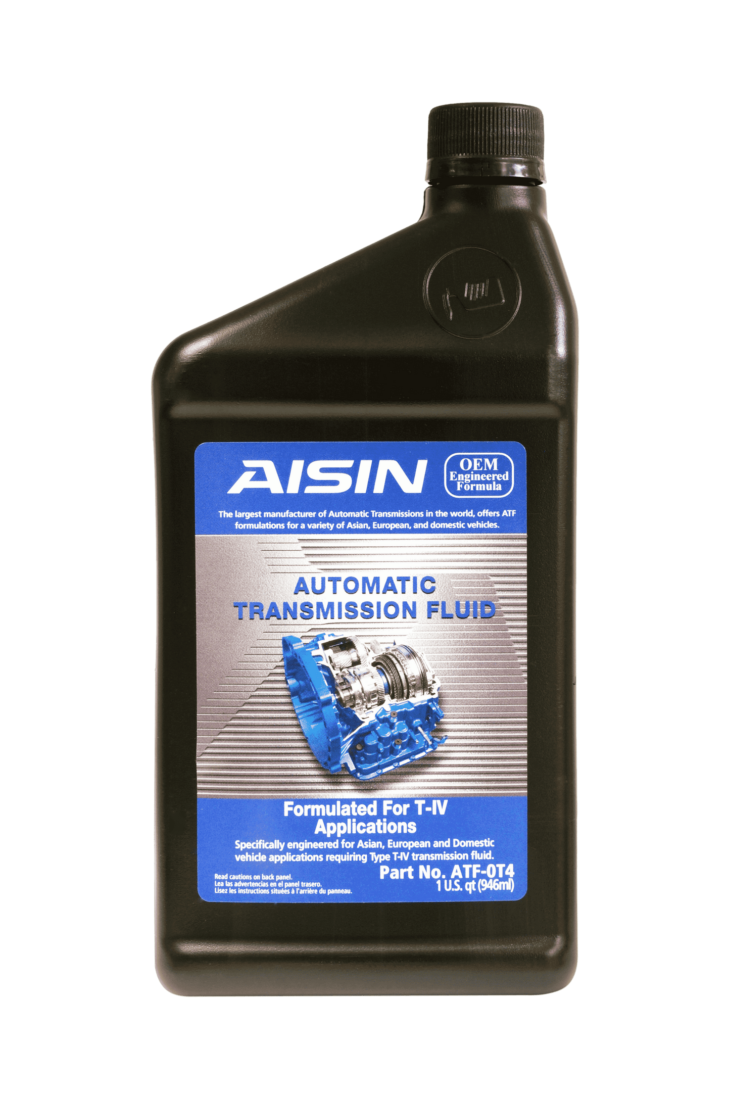 Buy now from Sussex Autos Aisin OEM Automatic Transmission Fluid Type T-IV (946 mL)